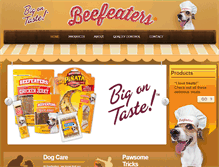 Tablet Screenshot of beefeaters.com